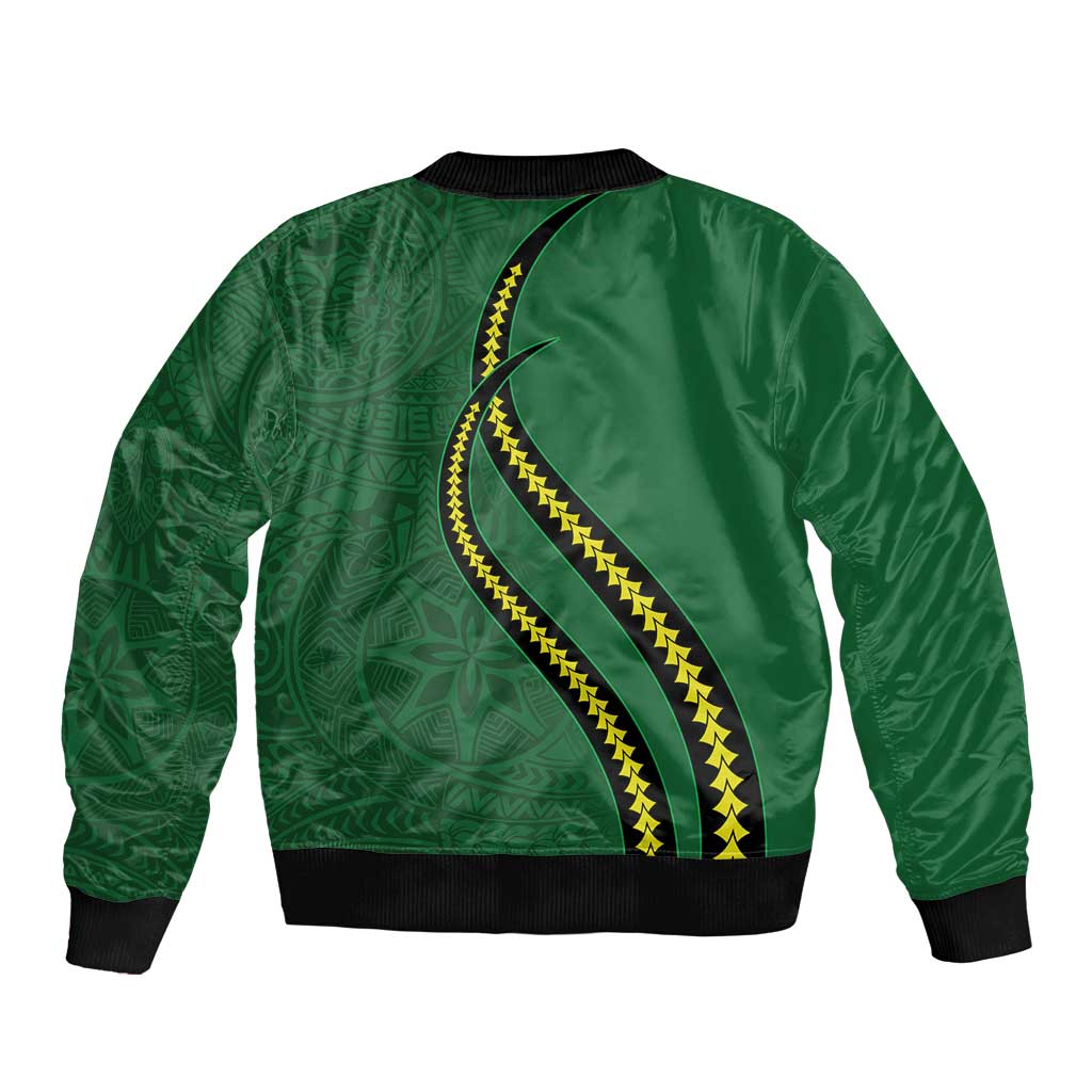 Manua Islands Polynesian Style Bomber Jacket LT9 - Polynesian Pride