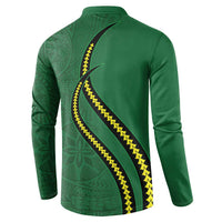 Manua Islands Polynesian Style Button Sweatshirt LT9 - Polynesian Pride