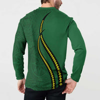 Manua Islands Polynesian Style Button Sweatshirt LT9 - Polynesian Pride