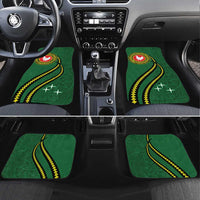 Manua Islands Polynesian Style Car Mats LT9 Set 4pcs Green - Polynesian Pride