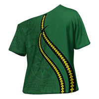 Manua Islands Polynesian Style Cross Shoulder Shirt - Polynesian Pride