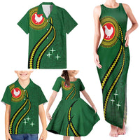Manua Islands Polynesian Style Family Matching Tank Maxi Dress and Hawaiian Shirt LT9 - Polynesian Pride