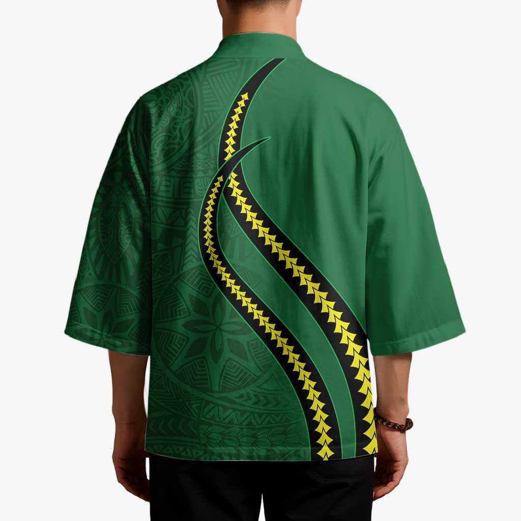 Manua Islands Polynesian Style Kimono - Polynesian Pride