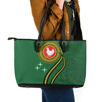 Manua Islands Polynesian Style Leather Tote Bag LT9 - Polynesian Pride