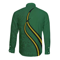 Manua Islands Polynesian Style Long Sleeve Button Shirt LT9 - Polynesian Pride