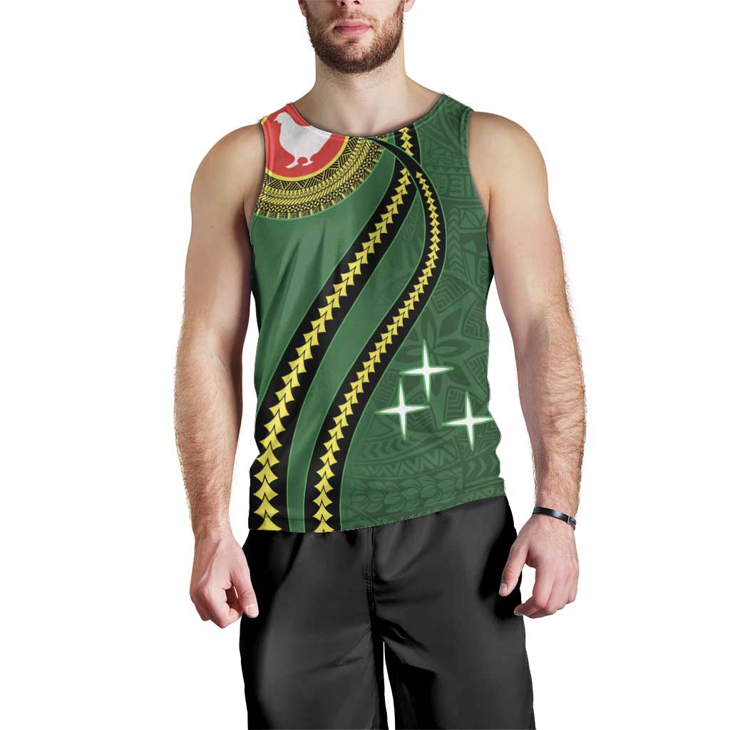 Manua Islands Polynesian Style Men Tank Top