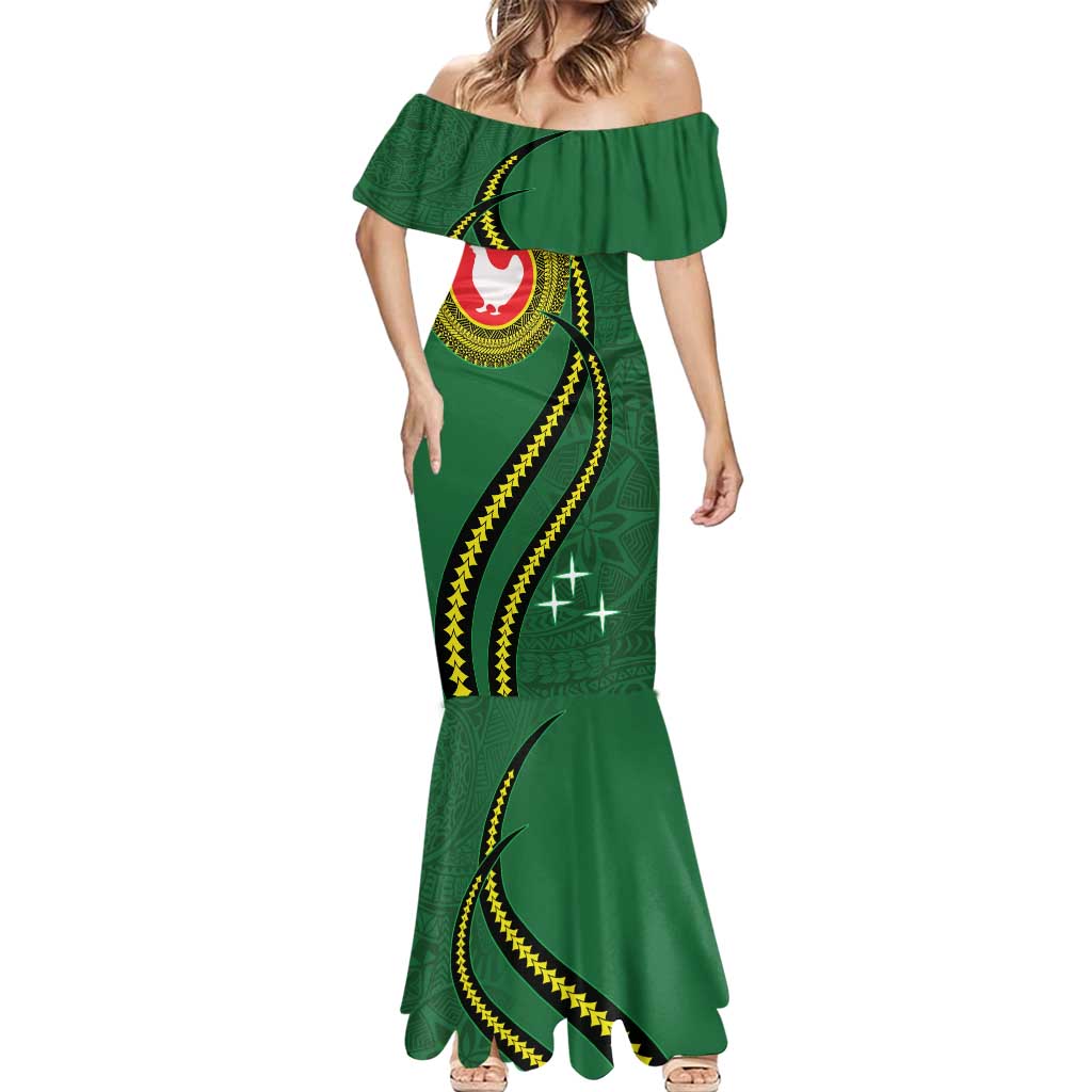 Manua Islands Polynesian Style Mermaid Dress