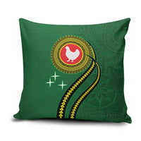 Manua Islands Polynesian Style Pillow Cover LT9 Green - Polynesian Pride