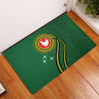 Manua Islands Polynesian Style Rubber Doormat