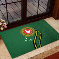 Manua Islands Polynesian Style Rubber Doormat