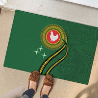 Manua Islands Polynesian Style Rubber Doormat