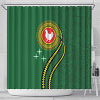 Manua Islands Polynesian Style Shower Curtain