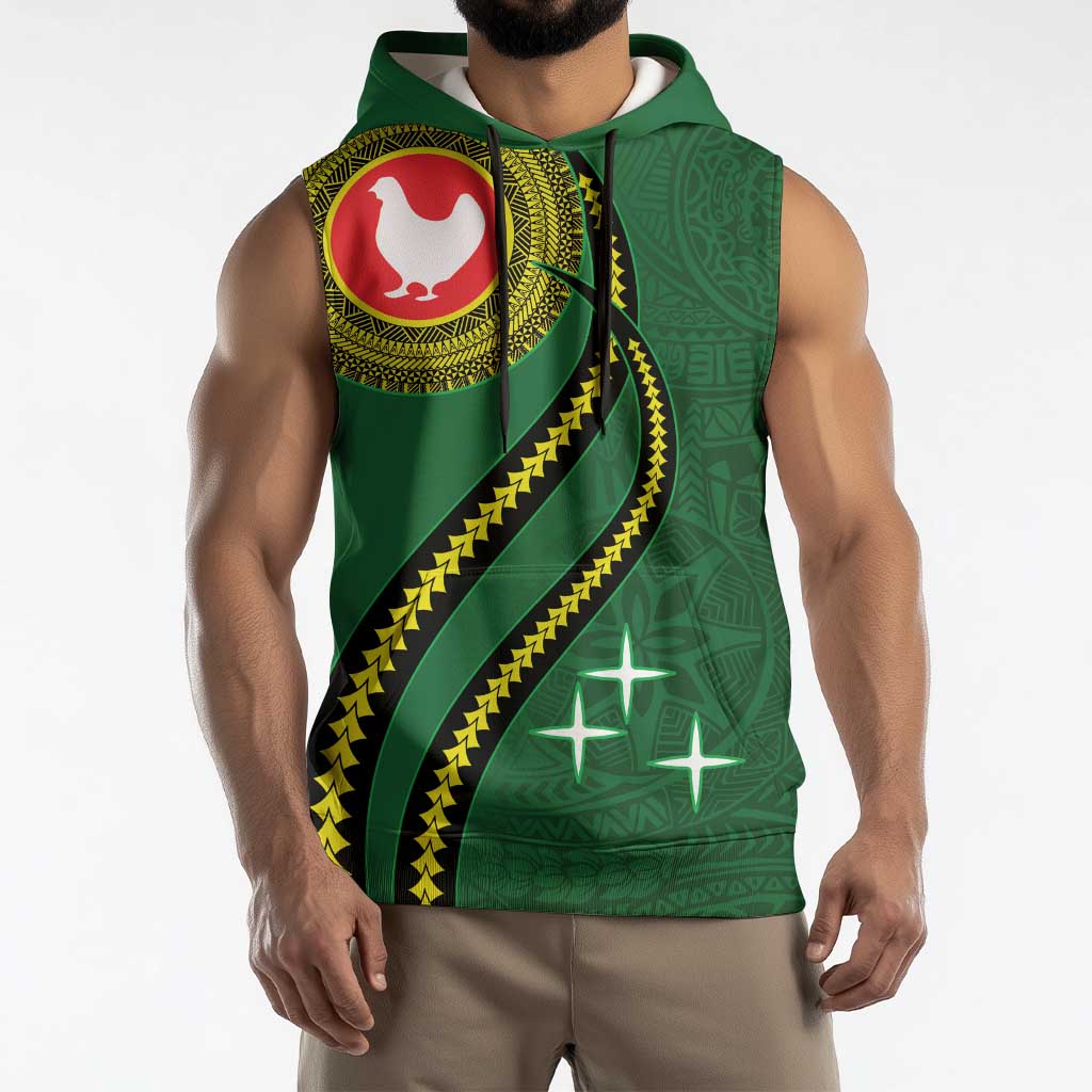 Manua Islands Polynesian Style Sleeveless Hoodie LT9 - Polynesian Pride