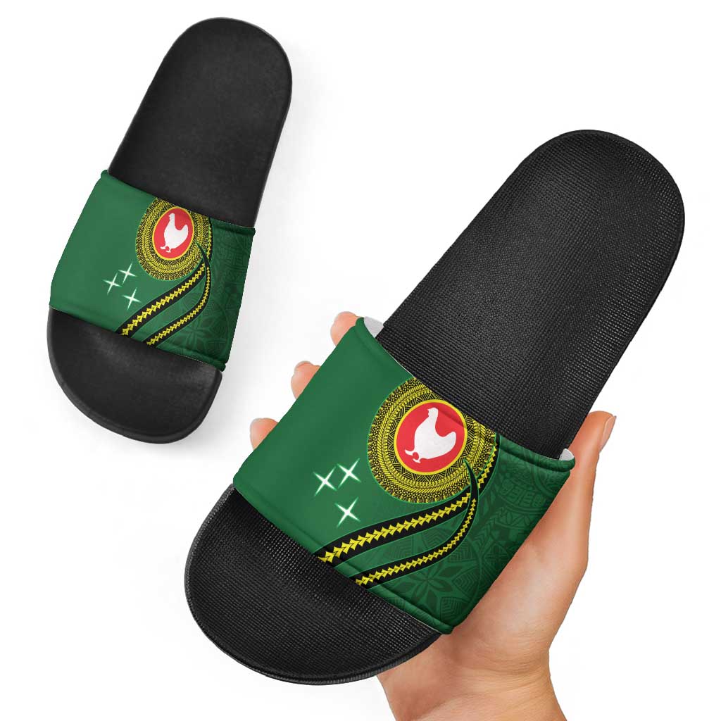 Manua Islands Polynesian Style Slide Sandals LT9 - Polynesian Pride