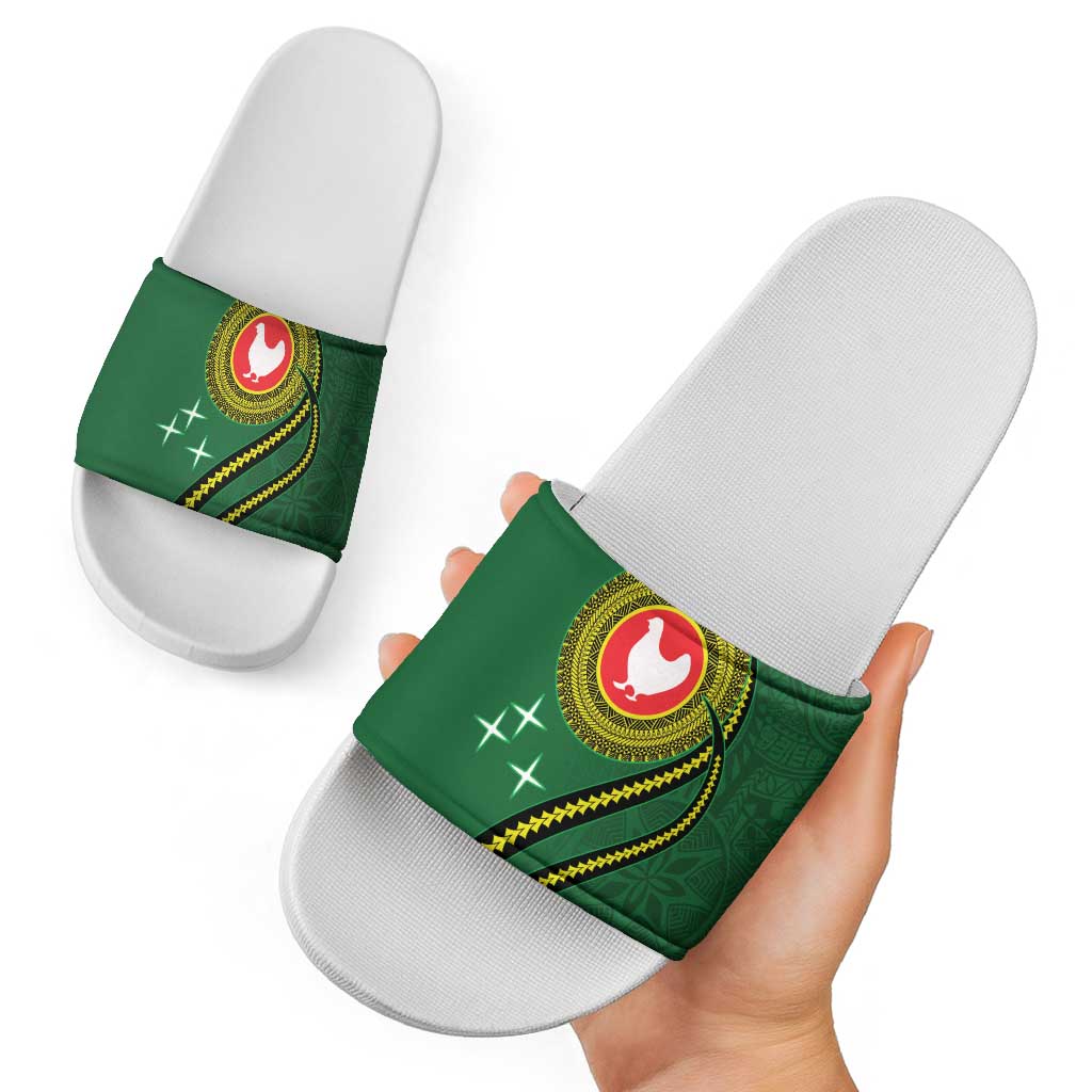 Manua Islands Polynesian Style Slide Sandals LT9 - Polynesian Pride