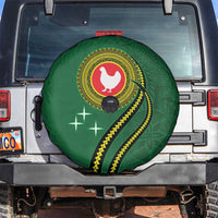 Manua Islands Polynesian Style Spare Tire Cover LT9 Green - Polynesian Pride