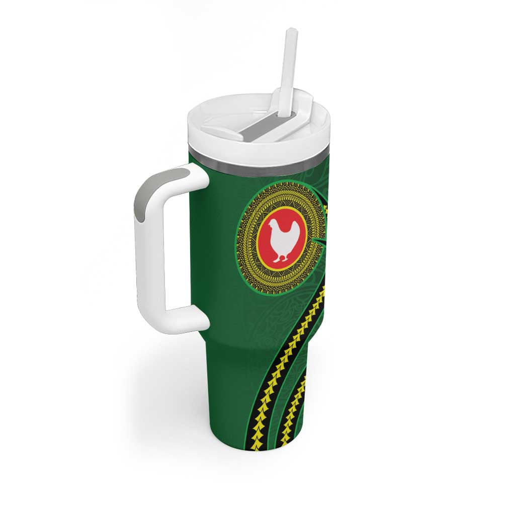Manua Islands Polynesian Style Tumbler With Handle LT9 - Polynesian Pride