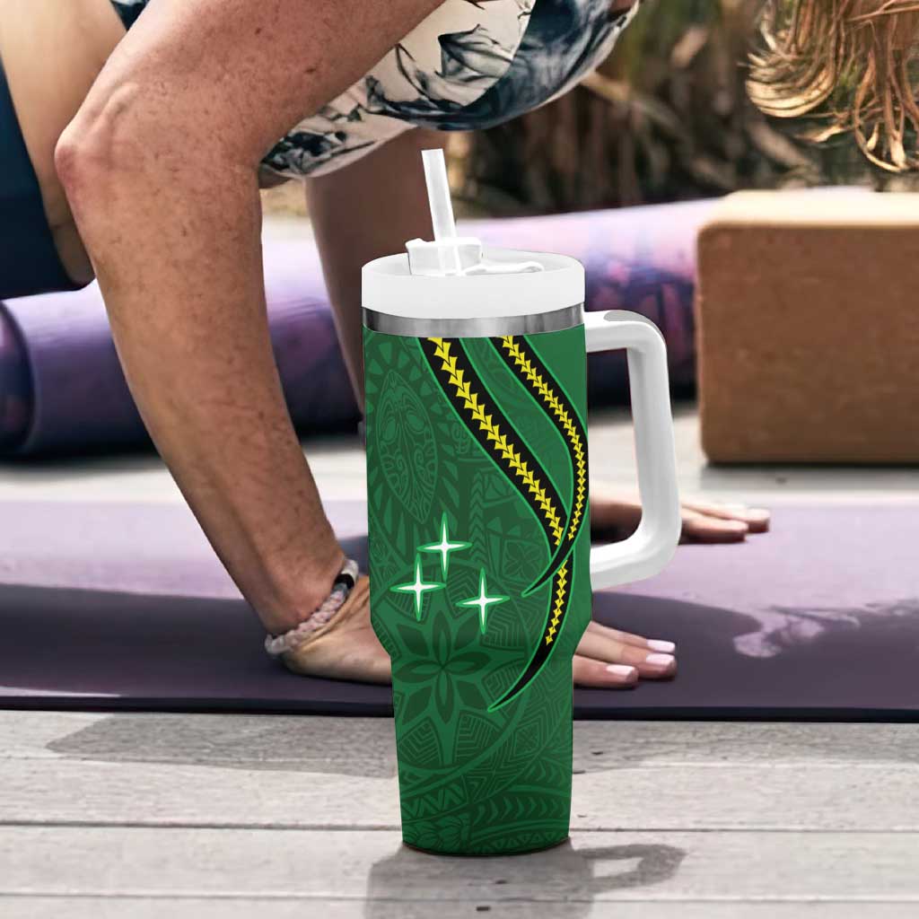 Manua Islands Polynesian Style Tumbler With Handle LT9 - Polynesian Pride