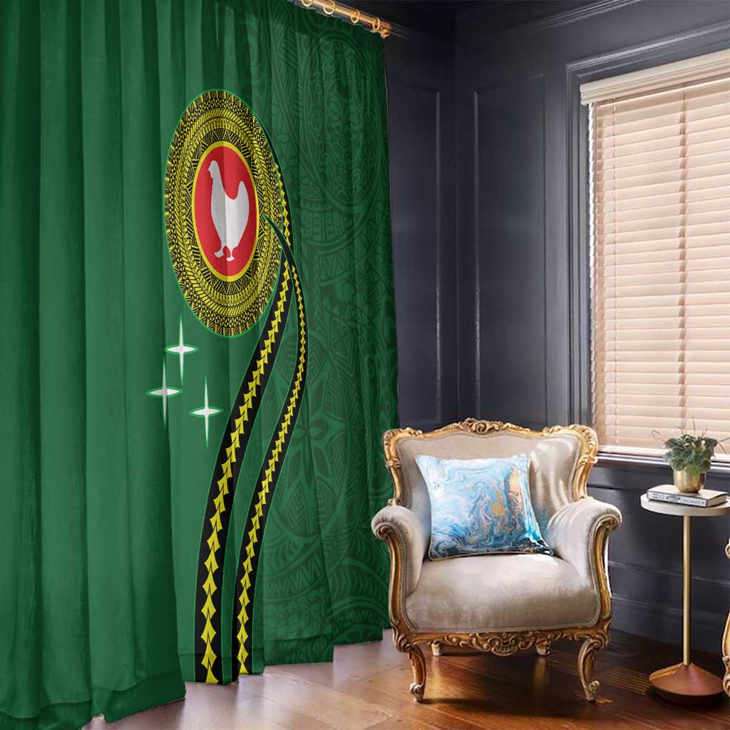 Manua Islands Polynesian Style Window Curtain LT9 - Polynesian Pride