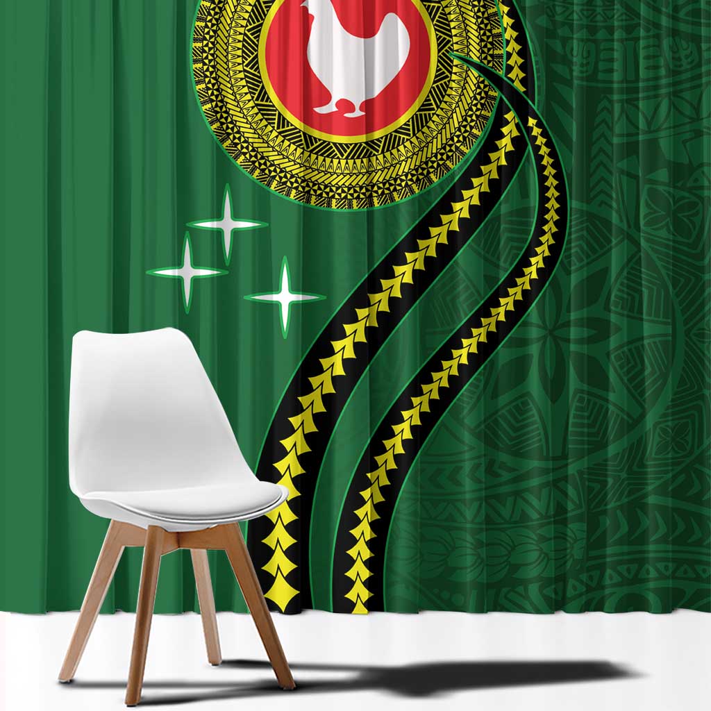 Manua Islands Polynesian Style Window Curtain LT9 - Polynesian Pride