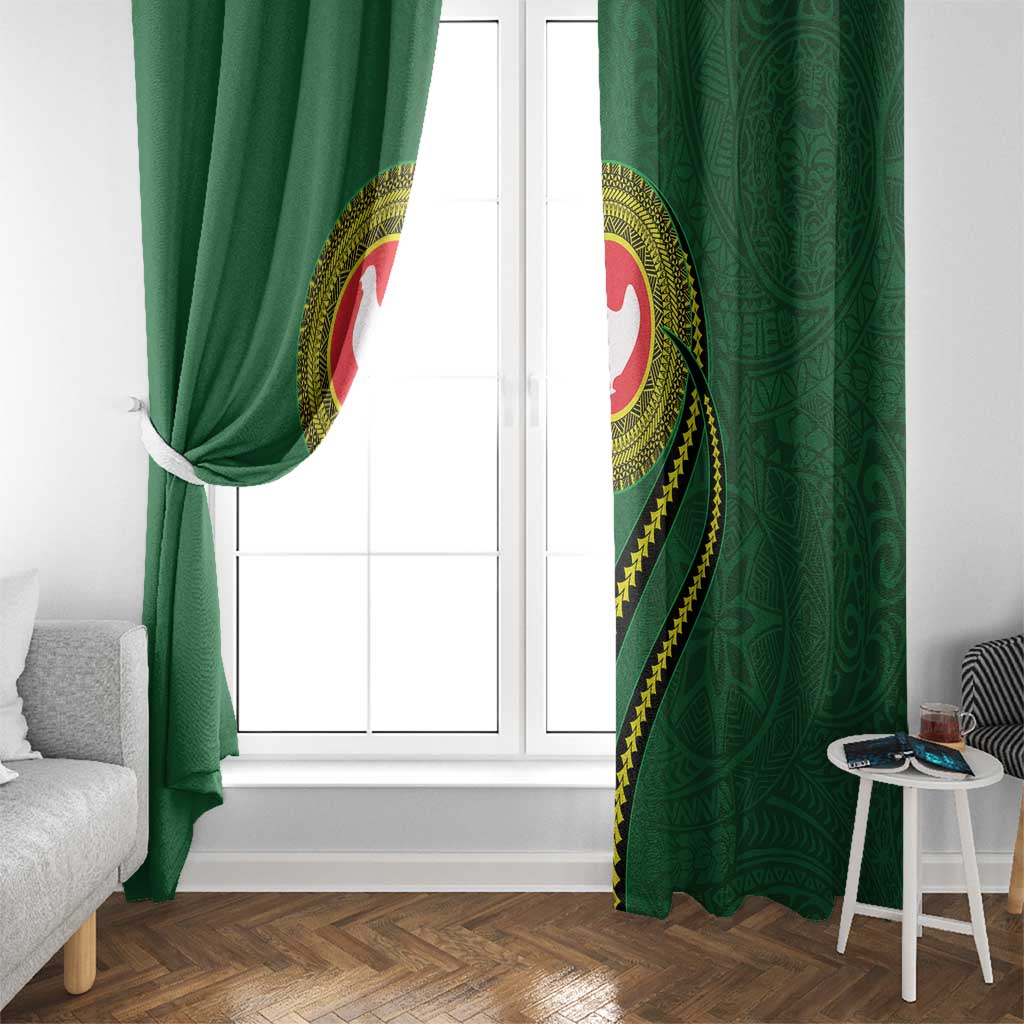 Manua Islands Polynesian Style Window Curtain LT9 - Polynesian Pride