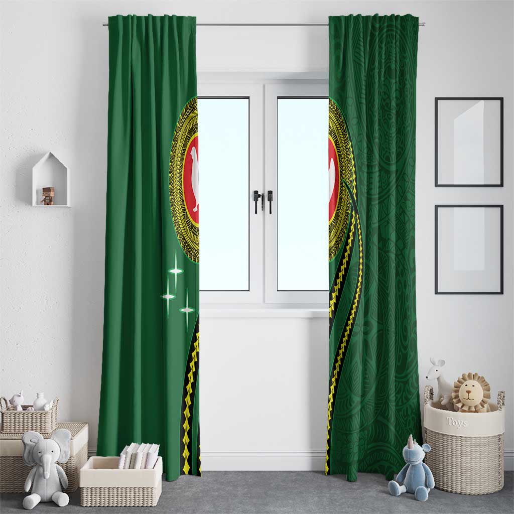 Manua Islands Polynesian Style Window Curtain LT9 - Polynesian Pride