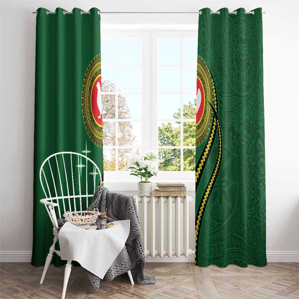 Manua Islands Polynesian Style Window Curtain LT9 - Polynesian Pride