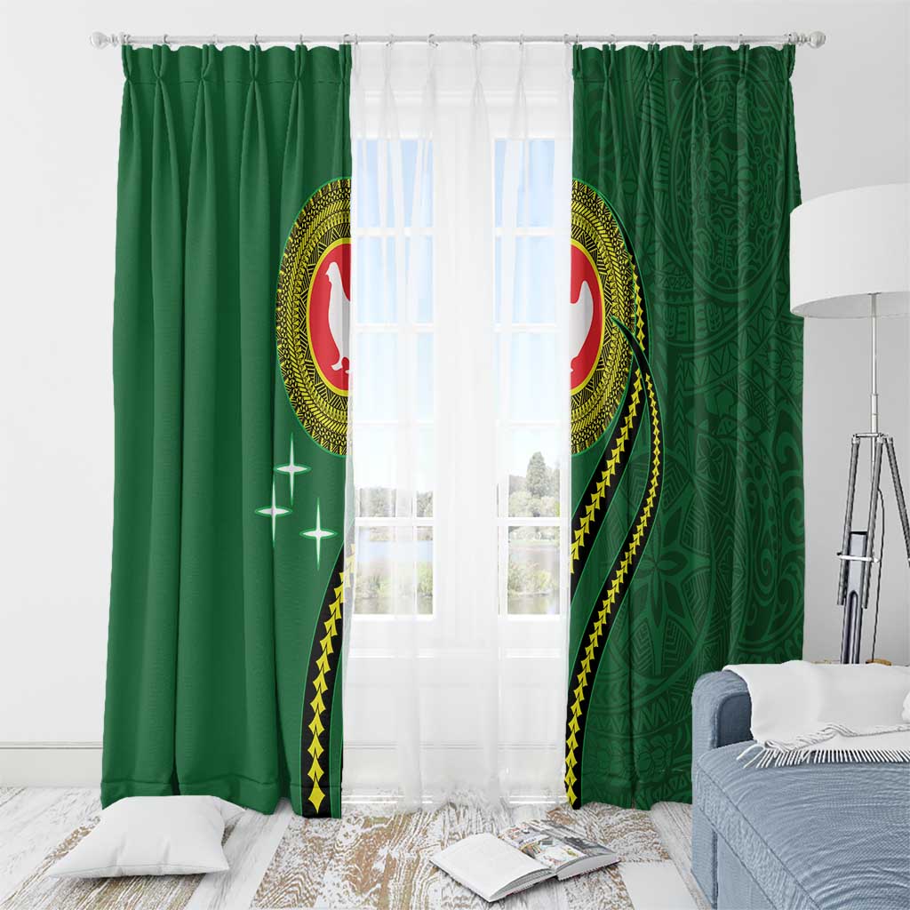 Manua Islands Polynesian Style Window Curtain LT9 - Polynesian Pride