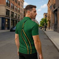 Manua Islands Polynesian Style Zipper Polo Shirt - Polynesian Pride
