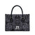 Custom New Zealand Taiaha Maori Leather Bag Minimalist Silver Fern All Black - Polynesian Pride
