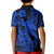 Aloha Hawaii Kid Polo Shirt Hammerhead Shark Tattoo Polynesian Summer - Blue LT9 - Polynesian Pride