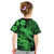 Aloha Hawaii Kid T Shirt Hammerhead Shark Tattoo Polynesian Summer - Green LT9 - Polynesian Pride