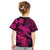 Aloha Hawaii Kid T Shirt Hammerhead Shark Tattoo Polynesian Summer - Pink LT9 - Polynesian Pride