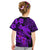 Aloha Hawaii Kid T Shirt Hammerhead Shark Tattoo Polynesian Summer - Violet LT9 - Polynesian Pride