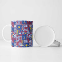 Filipino Maligayang Pasko Ceramic Mug Pacific Patchwork Xmas Vibes LT9 - Polynesian Pride
