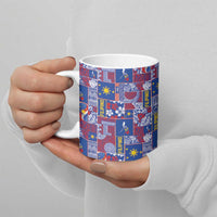 Filipino Maligayang Pasko Ceramic Mug Pacific Patchwork Xmas Vibes LT9 - Polynesian Pride