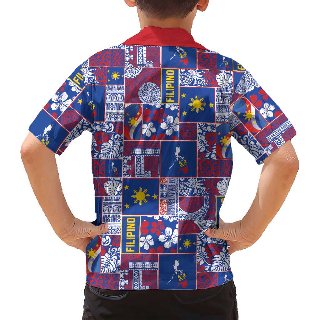 Filipino Maligayang Pasko Family Matching Puletasi and Hawaiian Shirt Pacific Patchwork Xmas Vibes LT9 - Polynesian Pride