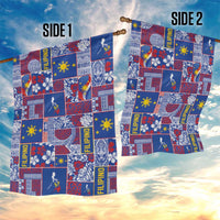 Filipino Maligayang Pasko Garden Flag Pacific Patchwork Xmas Vibes LT9 - Polynesian Pride