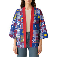 Filipino Maligayang Pasko Kimono Pacific Patchwork Xmas Vibes - Polynesian Pride