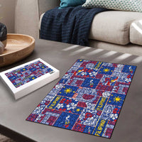 Filipino Maligayang Pasko Puzzle Pacific Patchwork Xmas Vibes LT9 - Polynesian Pride