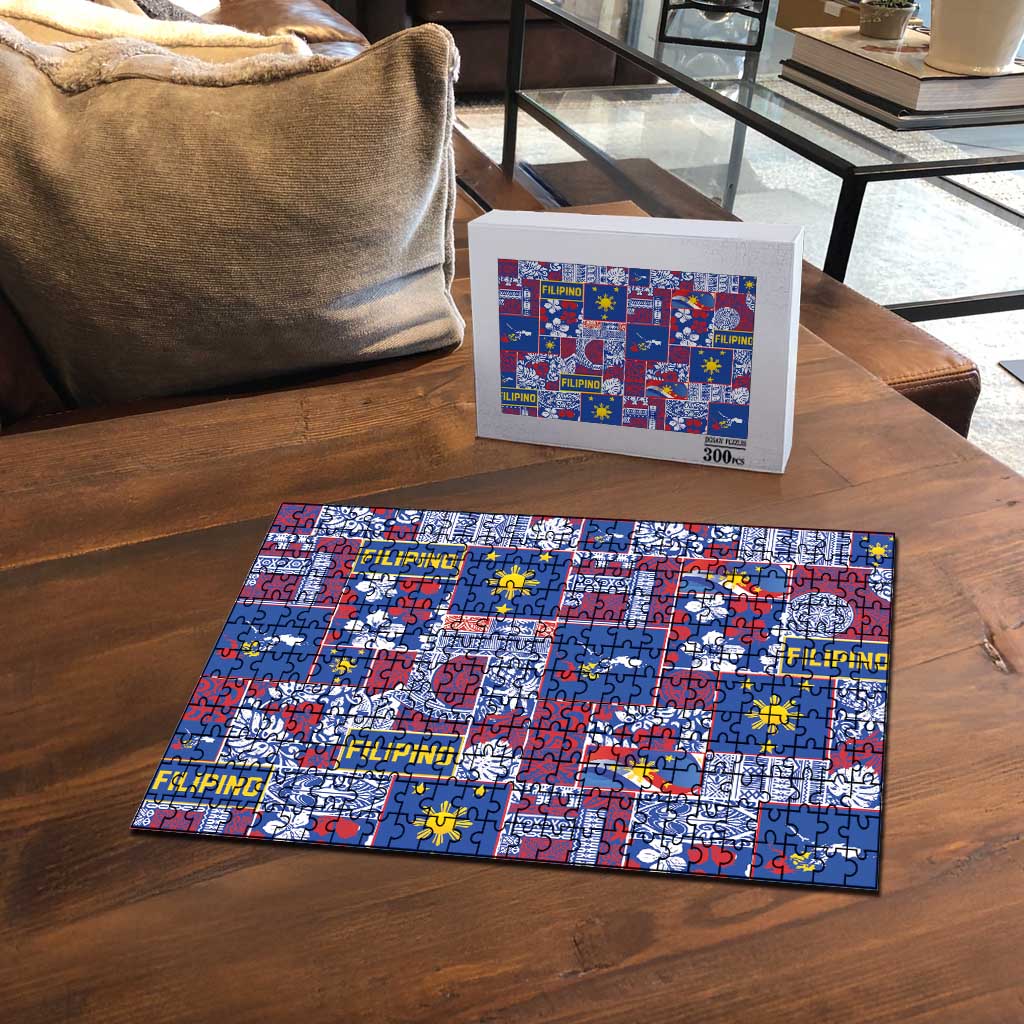 Filipino Maligayang Pasko Puzzle Pacific Patchwork Xmas Vibes LT9 - Polynesian Pride