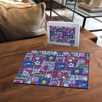 Filipino Maligayang Pasko Puzzle Pacific Patchwork Xmas Vibes LT9 - Polynesian Pride