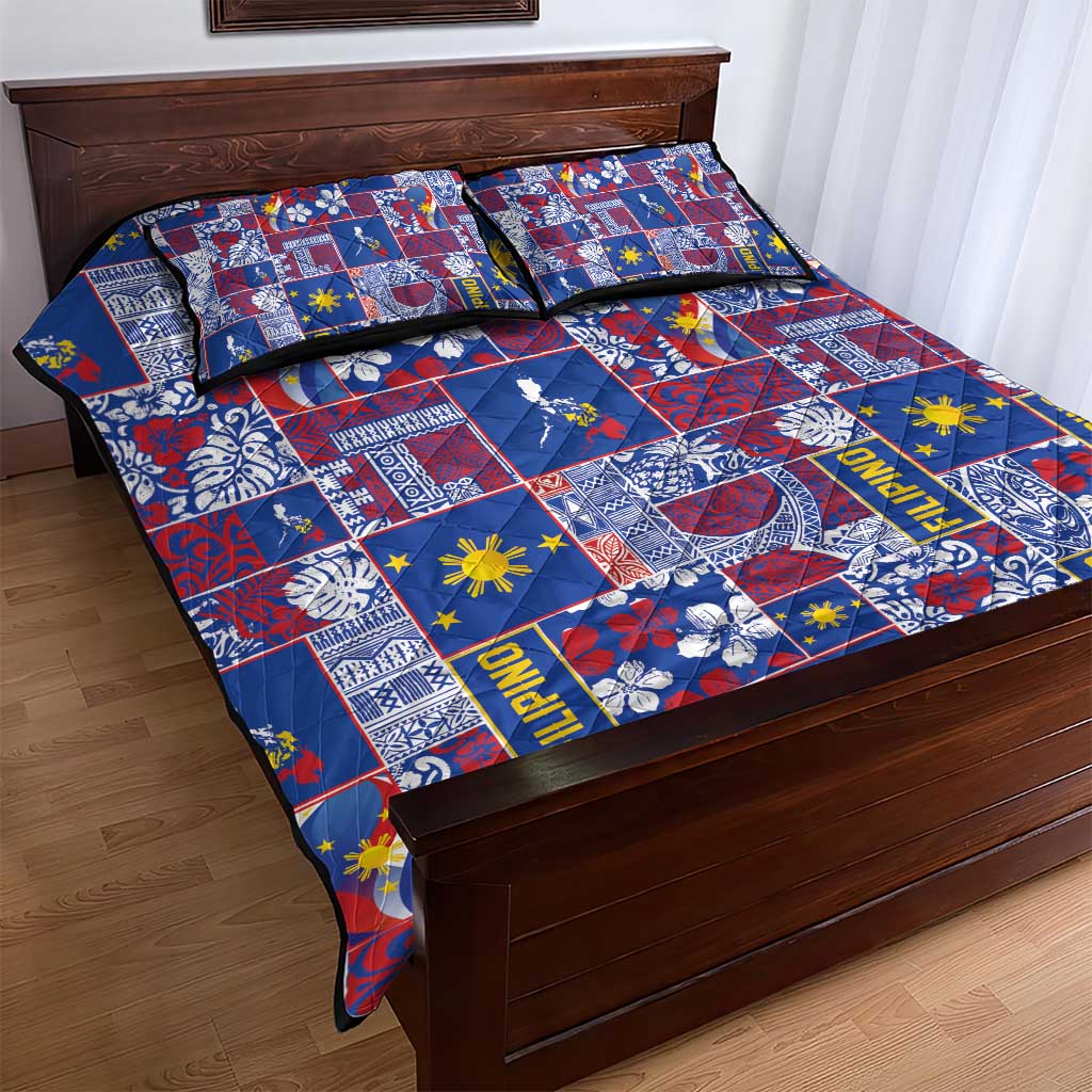 Filipino Maligayang Pasko Quilt Bed Set Pacific Patchwork Xmas Vibes LT9 - Polynesian Pride