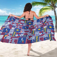 Filipino Maligayang Pasko Sarong Pacific Patchwork Xmas Vibes LT9 - Polynesian Pride