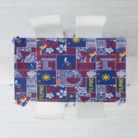 Filipino Maligayang Pasko Tablecloth Pacific Patchwork Xmas Vibes - Polynesian Pride