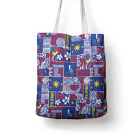 Filipino Maligayang Pasko Tote Bag Pacific Patchwork Xmas Vibes LT9 - Polynesian Pride