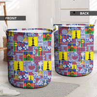 New Caledonia Joyeux Noel Laundry Basket Pacific Patchwork Xmas Vibes LT9 - Polynesian Pride
