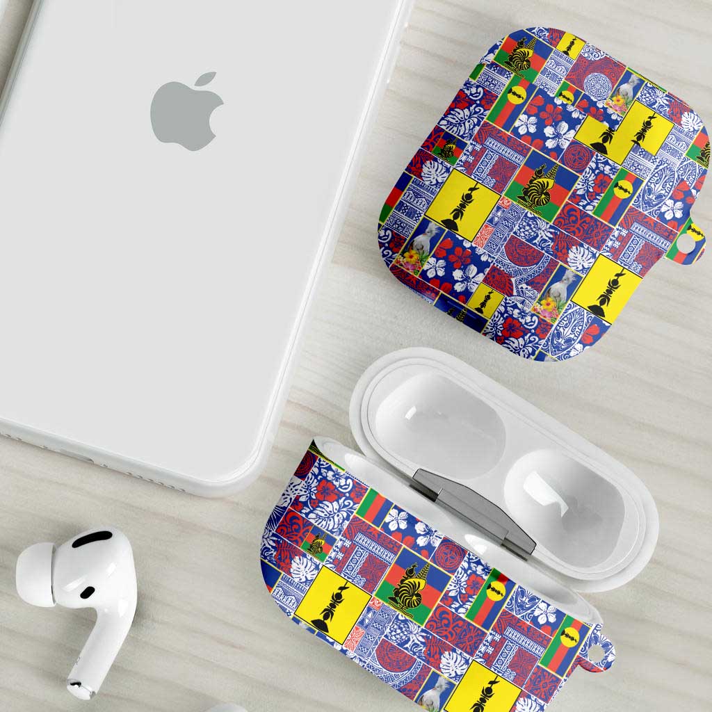 New Caledonia Joyeux Noel AirPods Case Pacific Patchwork Xmas Vibes LT9 - Polynesian Pride