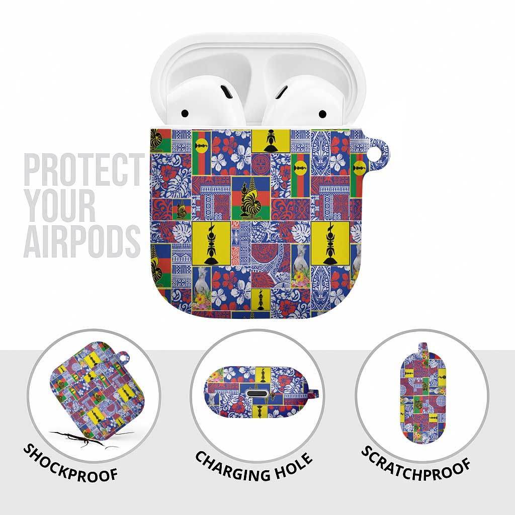 New Caledonia Joyeux Noel AirPods Case Pacific Patchwork Xmas Vibes LT9 - Polynesian Pride