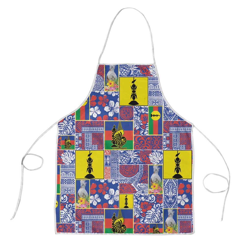 New Caledonia Joyeux Noel Apron Pacific Patchwork Xmas Vibes - Polynesian Pride